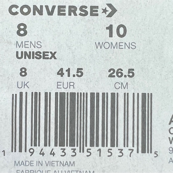 NWT Converse Chuck Taylor All Star Men’s Shoes - Picture 7 of 7